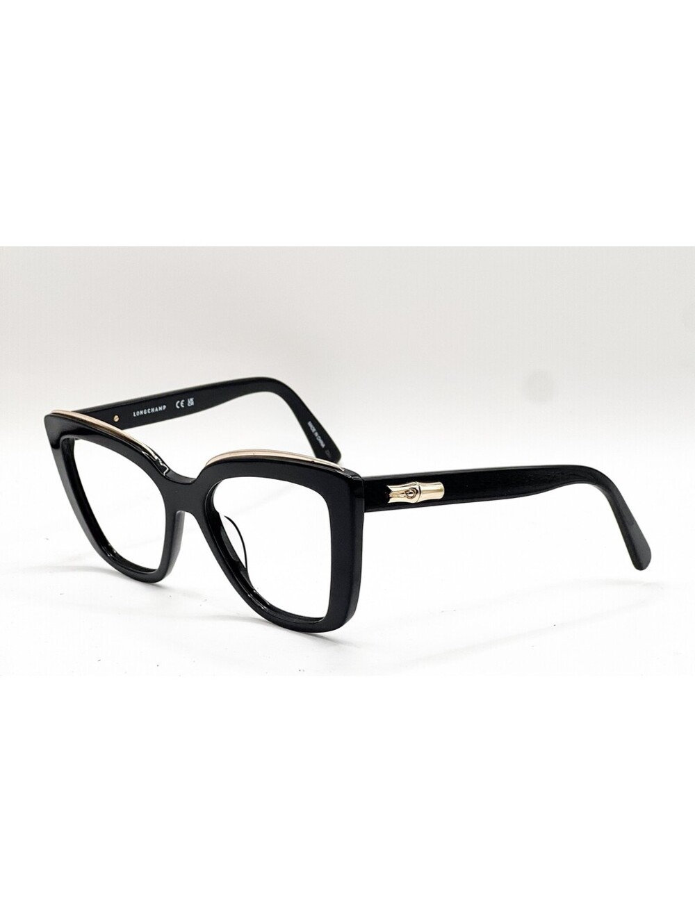 Longchamp Lo629S 001 Black Cat Eye Authentic Eyeglass Frames 53-18